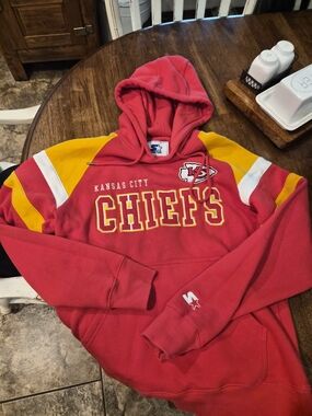 Kansas City Chiefs Men's Red Pullover Hoodie